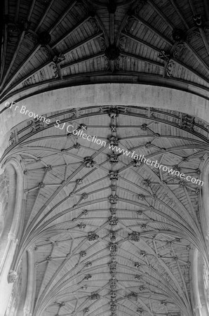 CATHEDRAL CEILING ABOVE CHANCEL